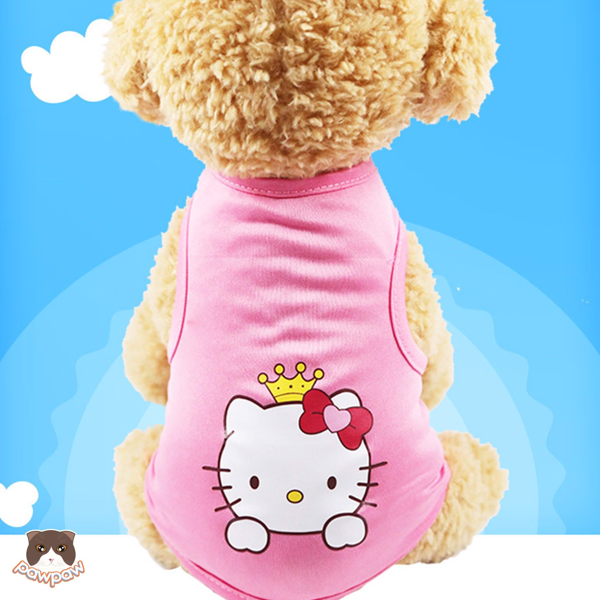 Áo hình cho chó mèo 