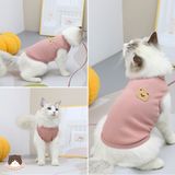  Áo sát nách hình gấu cho chó mèo 