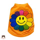  Áo hoa mặt trời cam cho chó mèo 