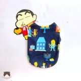  Áo sát nách họat hình cho chó mèo 
