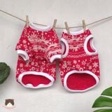 Áo sát nách Noel Victoria cho chó mèo 