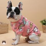  Áo thun nỉ họa tiết cho chó mèo 