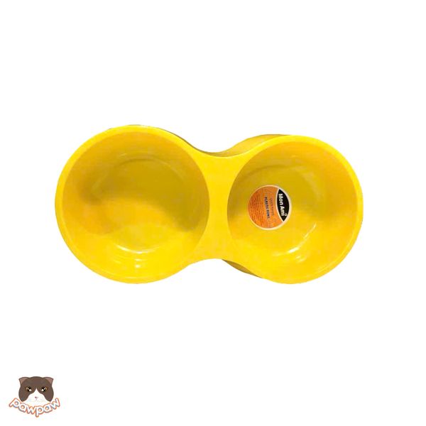  Bát đôi melamine lớn Mon Ami cho chó mèo 