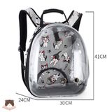  Balo trong suốt họa tiết cho chó mèo 