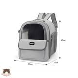  Balo trắng viền màu Moorpet cho chó mèo 