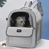  Balo trắng viền màu Moorpet cho chó mèo 