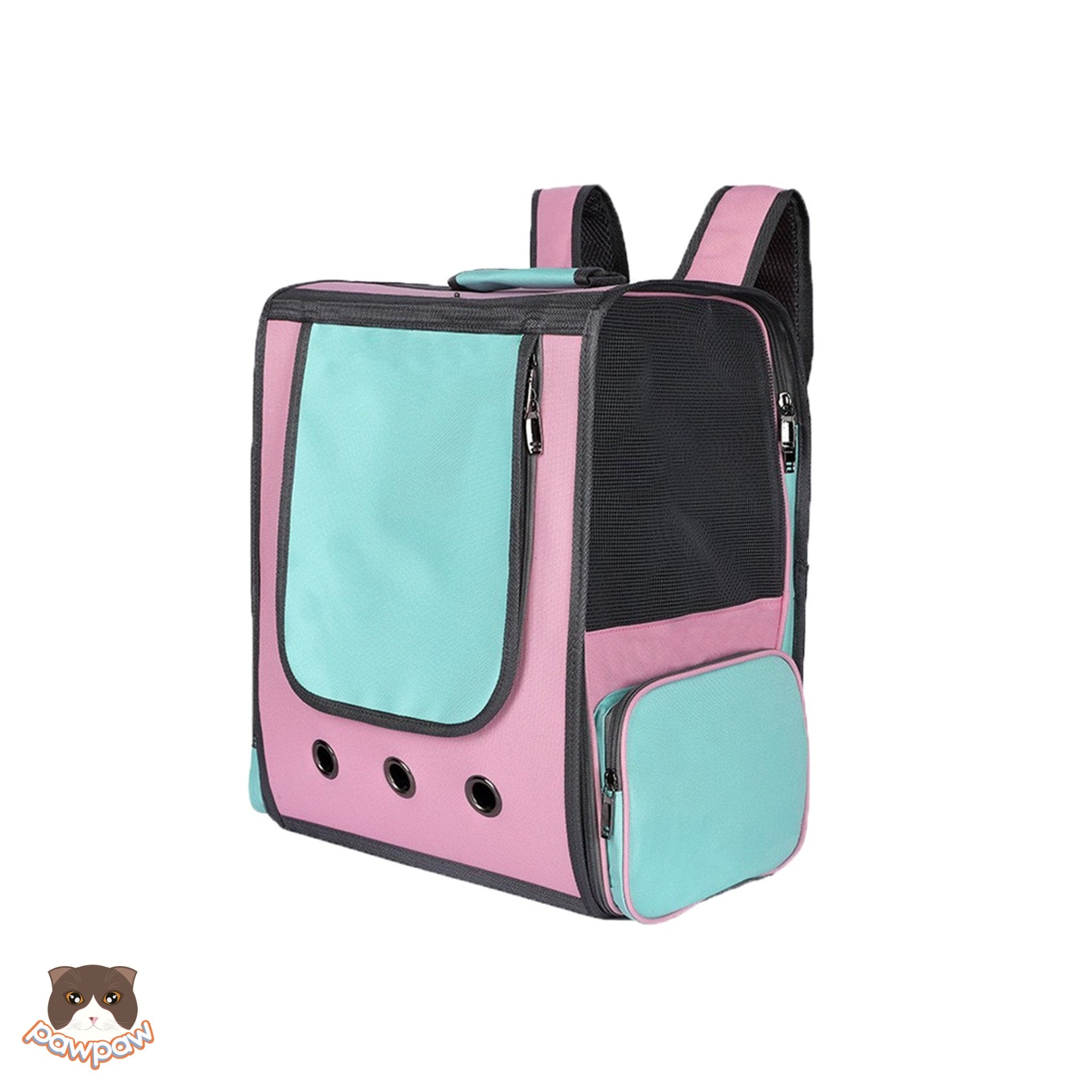  Balo vuông vải 2 màu cho chó mèo 