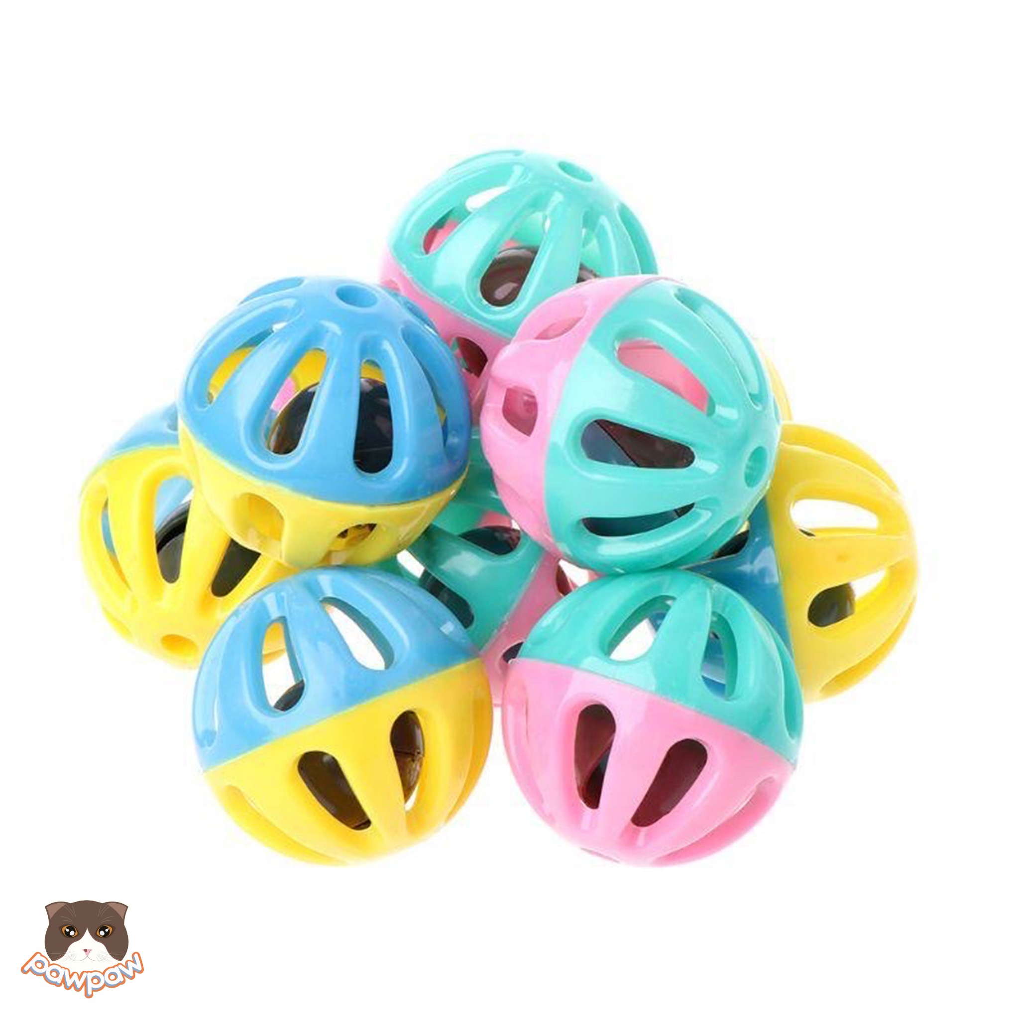  Đồ chơi banh có chuông cho chó mèo 