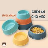  Bát ăn nhựa đơn hình chân chó cho chó mèo 