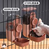  Bát ăn treo chuồng tự động cho chó mèo 