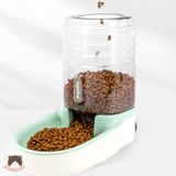  Bát ăn tự động hình trụ cho chó mèo 