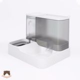  Bát ăn uống tự động chữ nhật cho chó mèo 