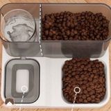  Bát ăn uống tự động chữ nhật cho chó mèo 