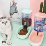  Bát ăn tự động hình trụ cho chó mèo 