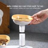  Bát đôi điều chỉnh chiều cao cho chó mèo 