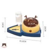  Bát ăn uống chống gù hình hươu cho chó mèo 
