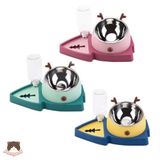  Bát ăn uống chống gù hình hươu cho chó mèo 