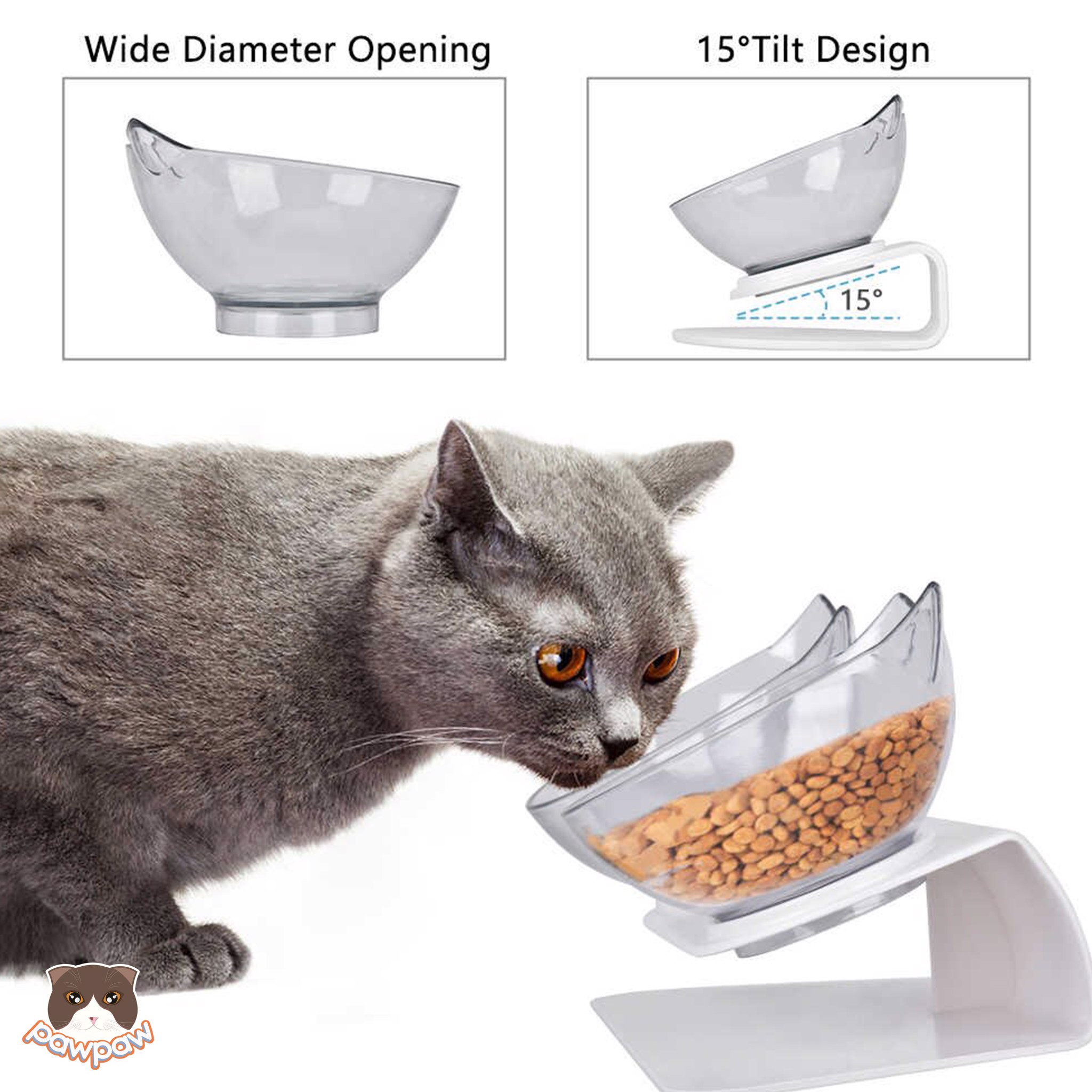 Comedero Doble para Gatos