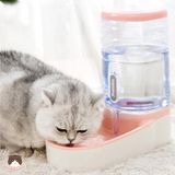  Bát uống tự động hình trụ cho chó mèo 