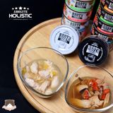  Pate thịt cắt khúc Absolute Holistic Broth Chunks 80g cho chó mèo 