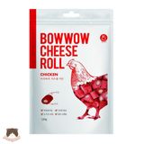  Thức ăn thưởng cho chó Bowwow Cheese Roll Chicken 120g ( gà cuộn phô mai ) 