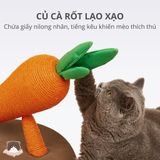 Bàn cào móng hình cà rốt cho mèo 