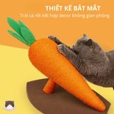  Bàn cào móng hình cà rốt cho mèo 
