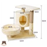  Cat tree - Trụ cào móng có ổ nằm cho mèo 