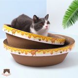  Cào móng carton ổ tròn cho mèo 