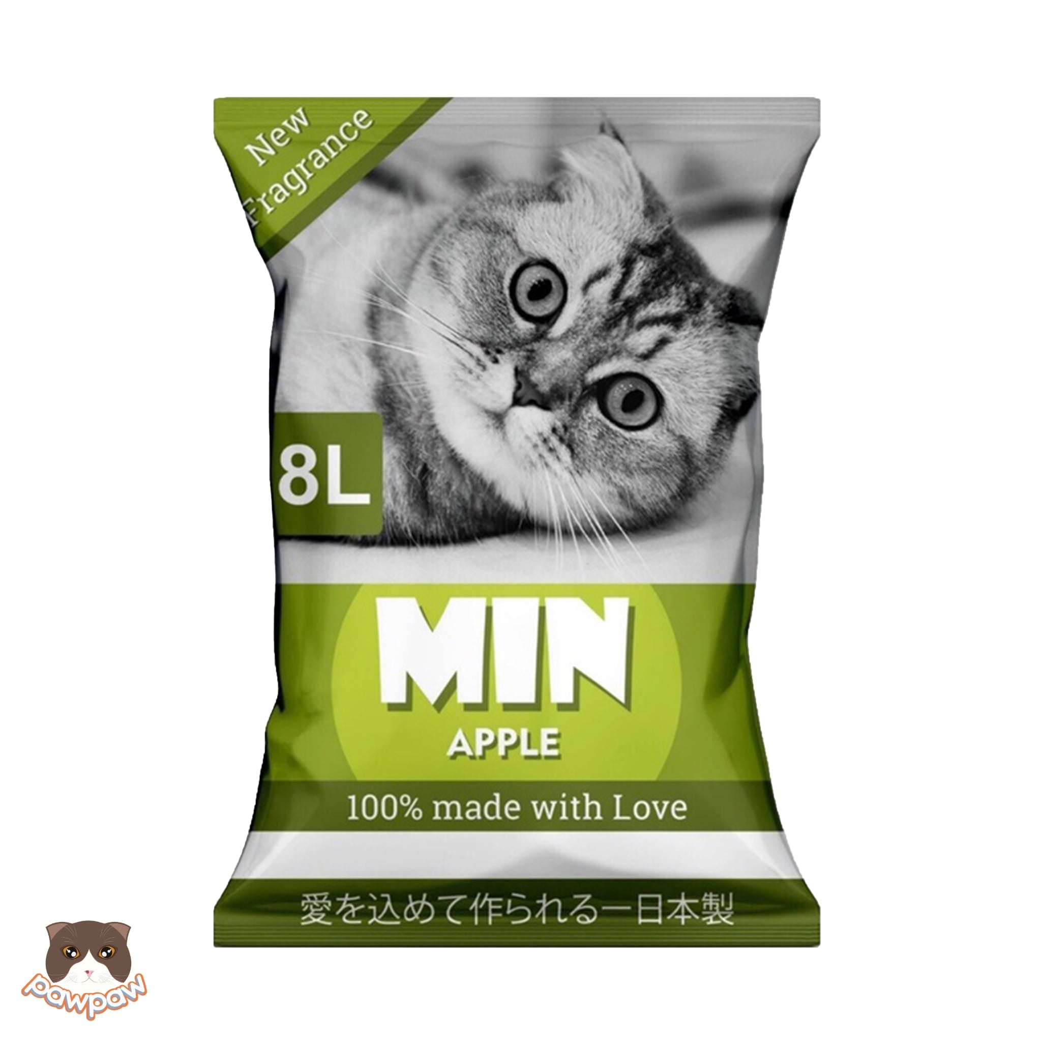  Cát đất sét Min 8L ( MiKat ) cho mèo 