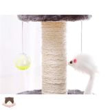 Cat tree - trụ cào móng nhỏ tròn 1 tầng cho mèo 
