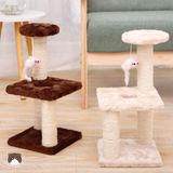  Cat tree - trụ cào móng nhỏ vuông 2 tầng cho mèo 