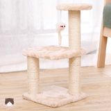  Cat tree - trụ cào móng nhỏ vuông 2 tầng cho mèo 