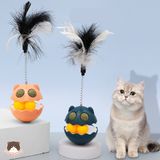  Đồ chơi lật đật lông vũ catnip cho mèo 