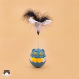  Đồ chơi lật đật lông vũ catnip cho mèo 