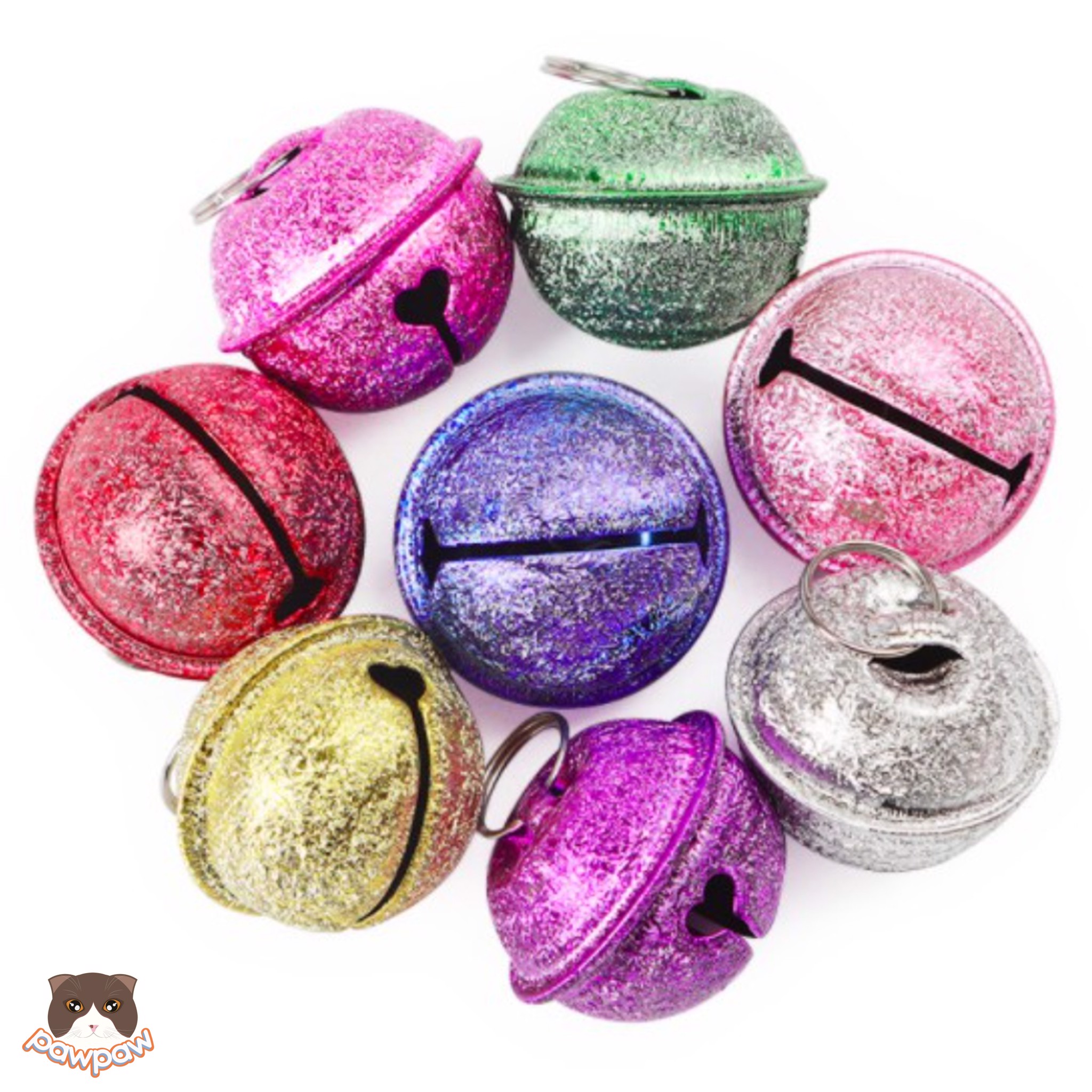  Chuông nhũ gắn vòng cổ cho chó mèo 