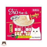  Súp thưởng Ciao Churu gói 20 thanh cho chó mèo 