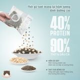 Hạt PetQ D10 trộn thịt sấy gói 200g cho mèo trưởng thành 