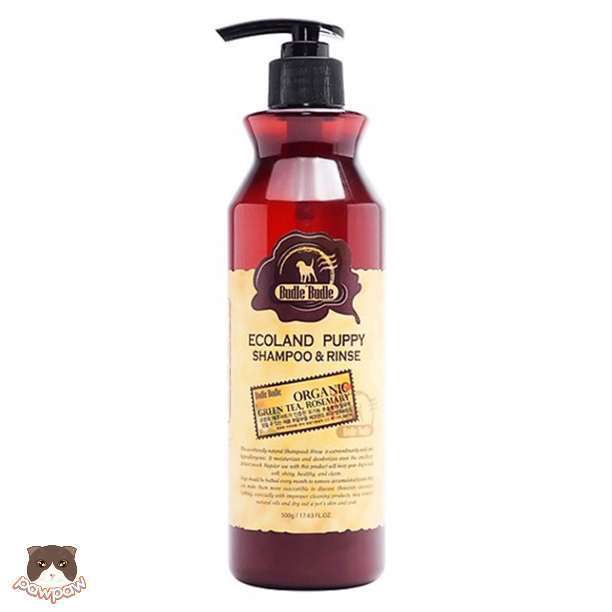  Dầu gội & xả chó con BudleBudle 500ml 