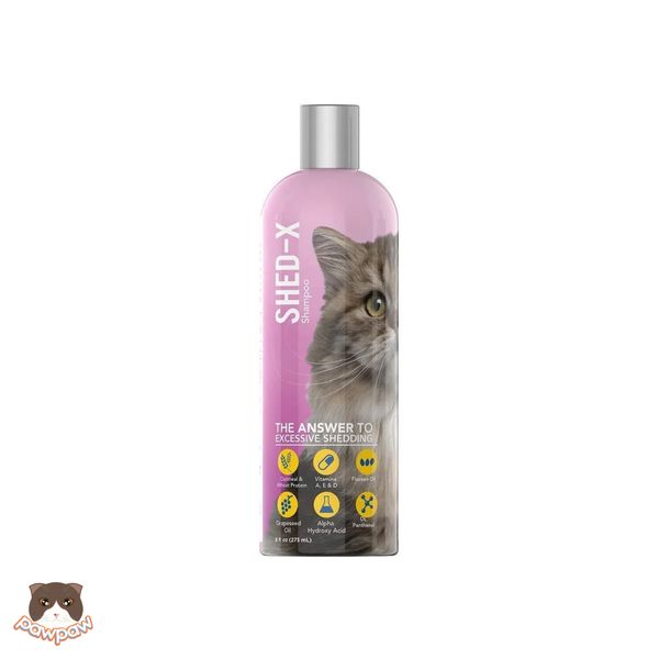  Dầu tắm dưỡng da & giảm rụng lông Shed-X 237ml cho mèo 