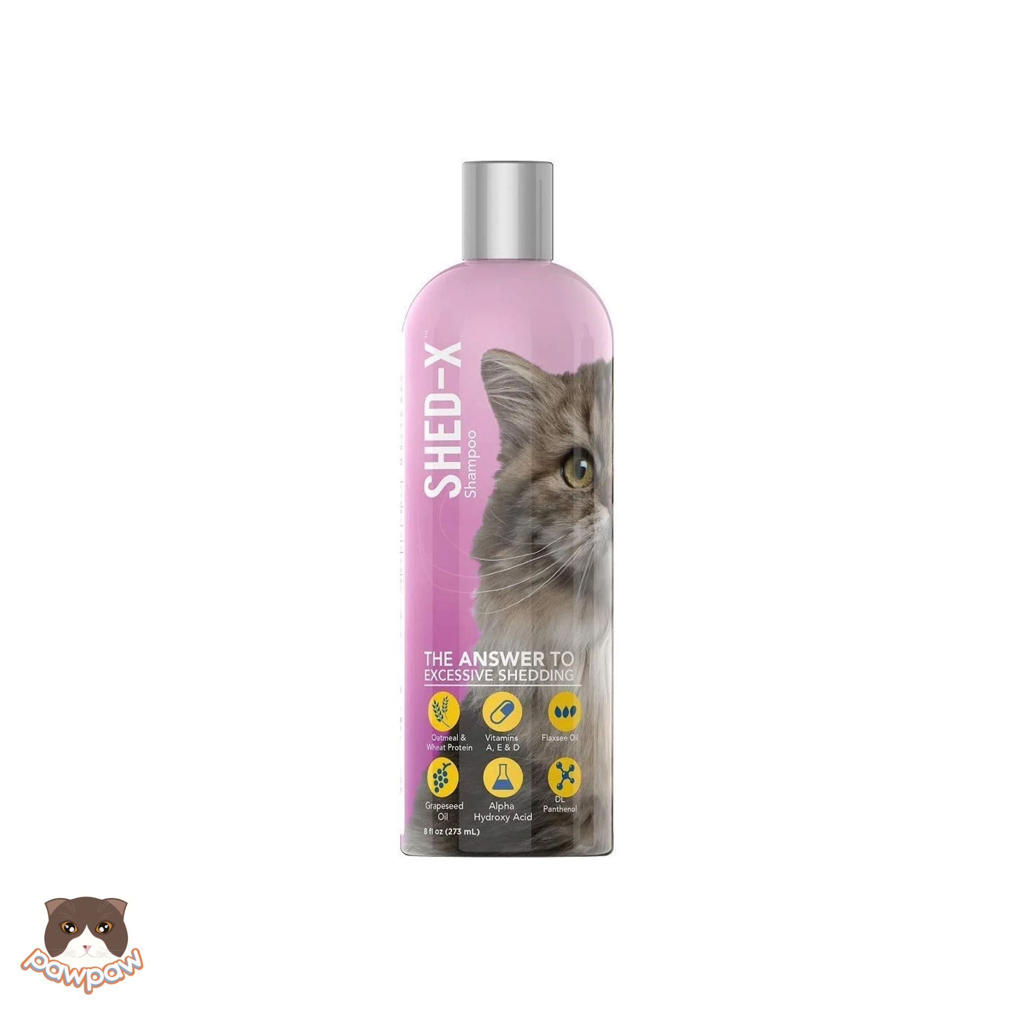  Dầu tắm dưỡng da & giảm rụng lông Shed-X 237ml cho mèo 