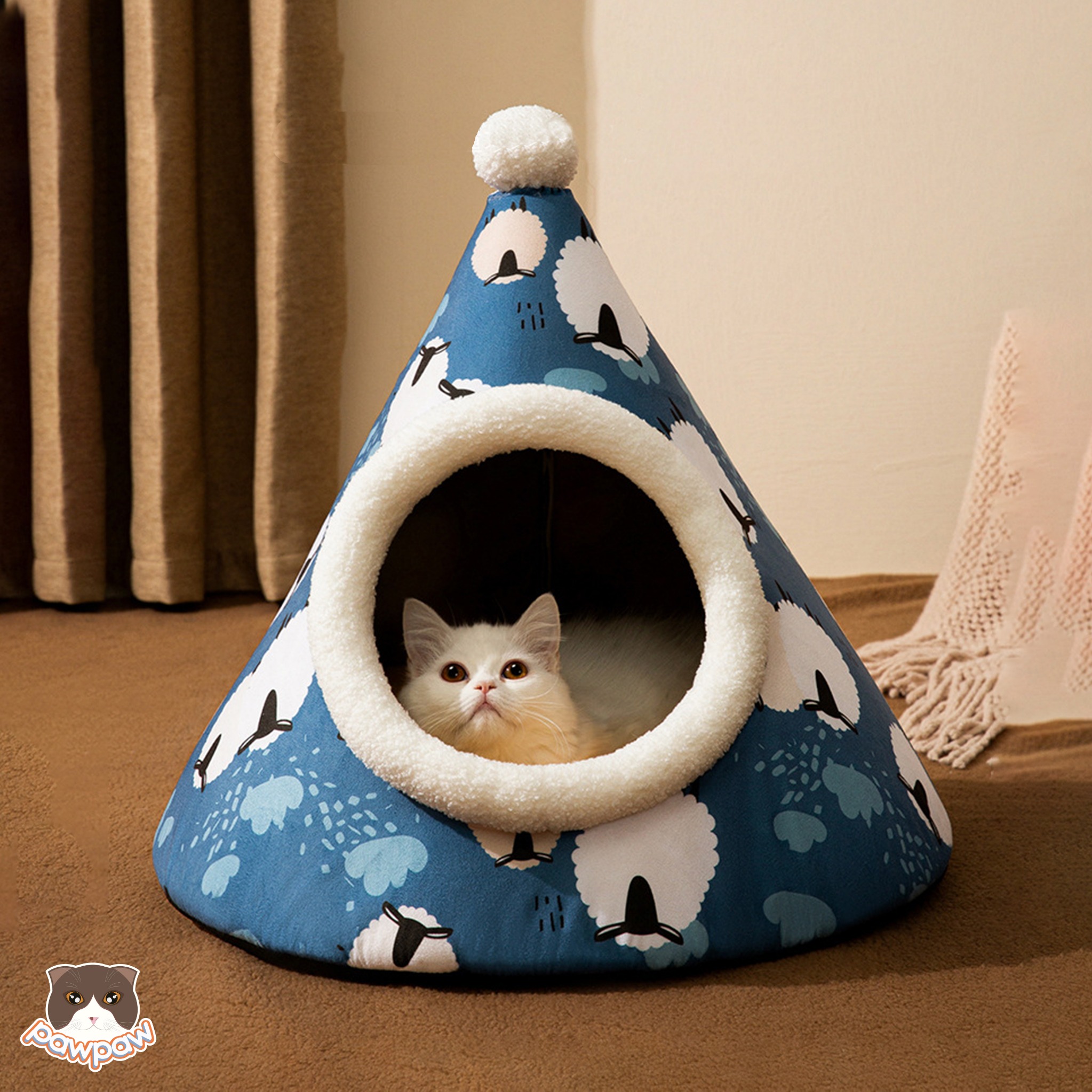  Nhà đệm hình Ốc cho chó mèo 