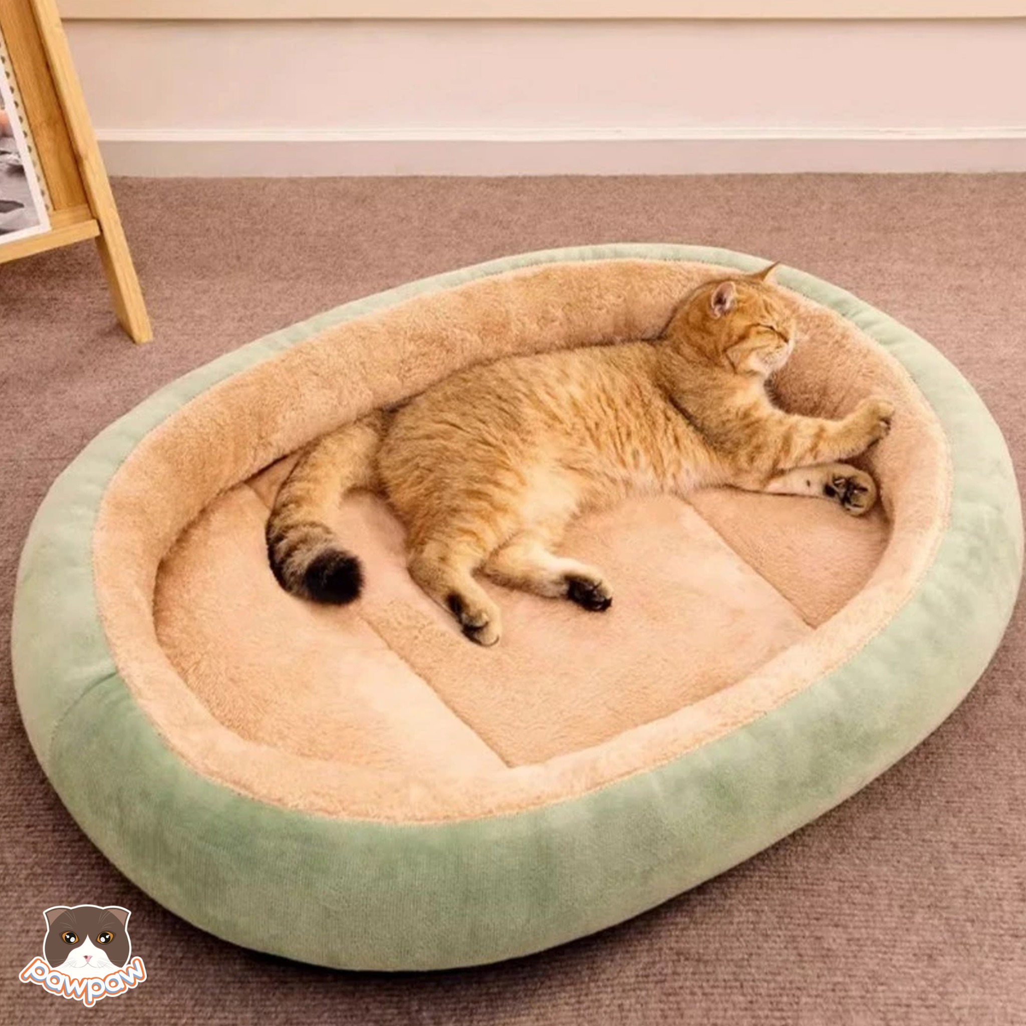  Đệm oval dày cho chó mèo 