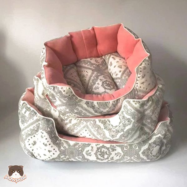  Đệm hoa văn cho chó mèo 
