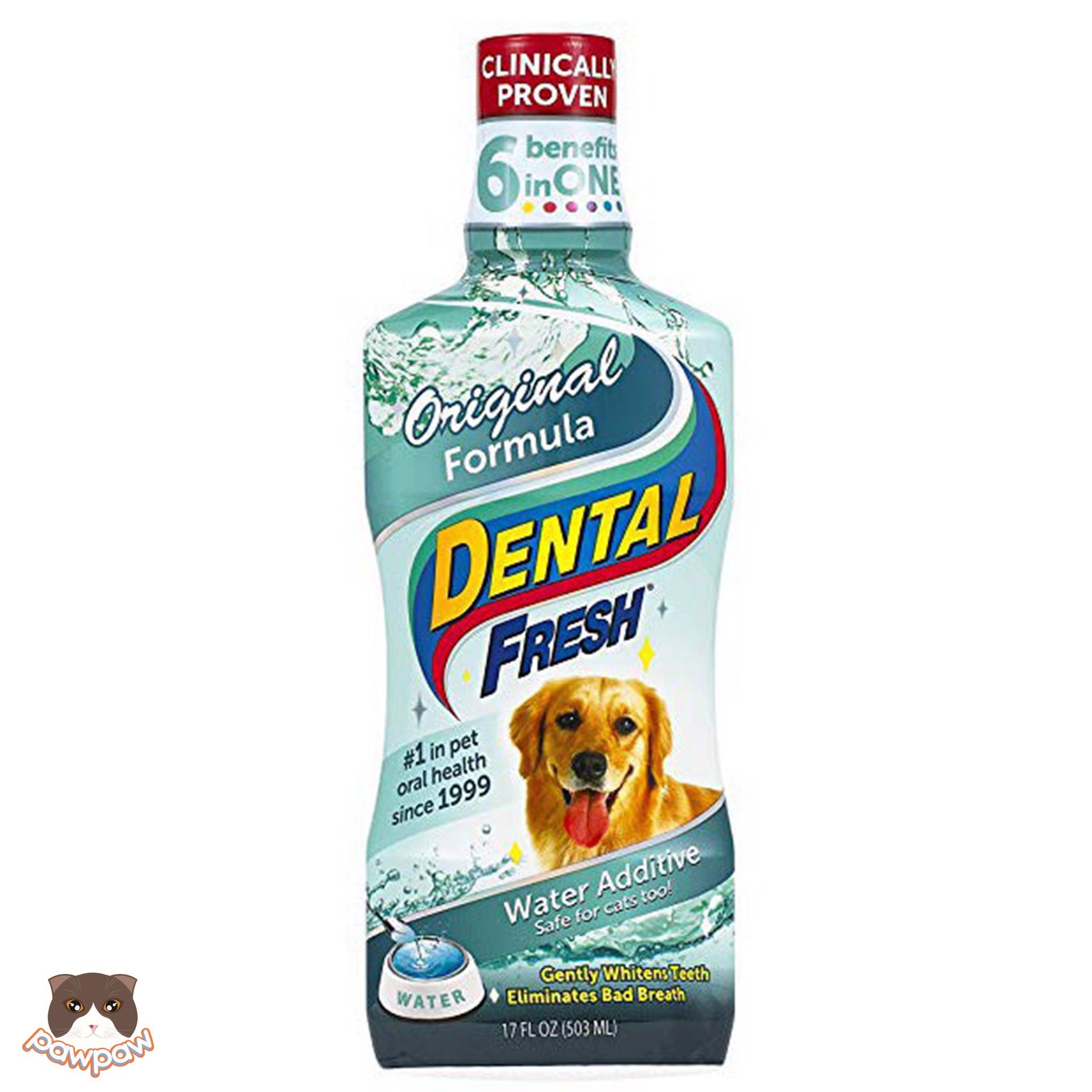  Dung dịch trị hôi miệng Dental Fresh Original cho chó 