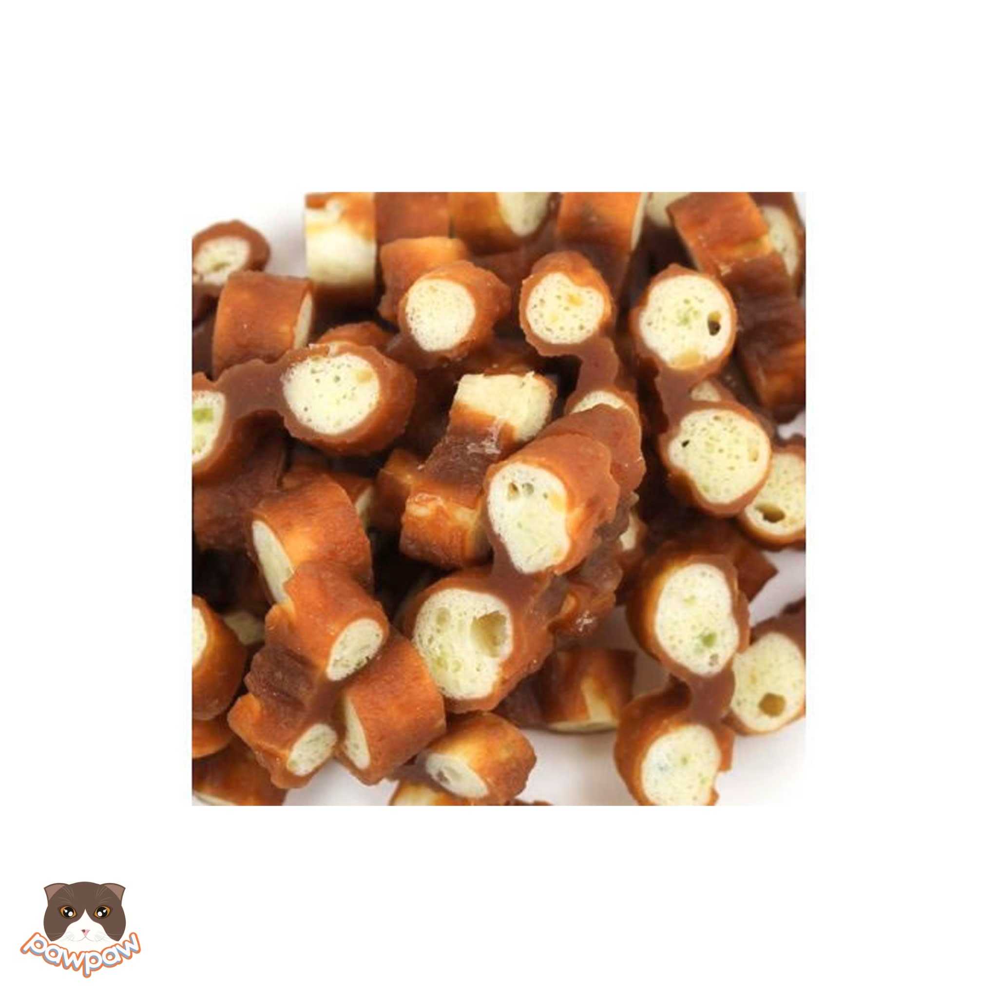  Thịt gà cuộn bánh rau củ Doggyman 90g cho chó 