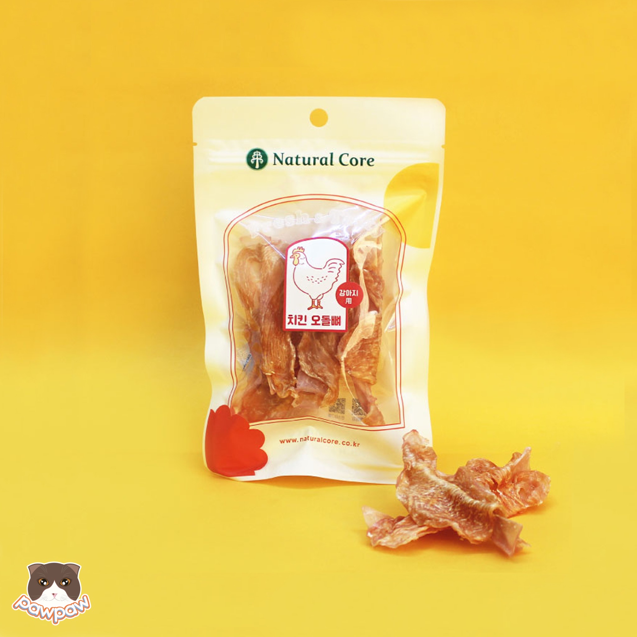  Gà cuộn sụn vịt Natural Core 40g cho chó 