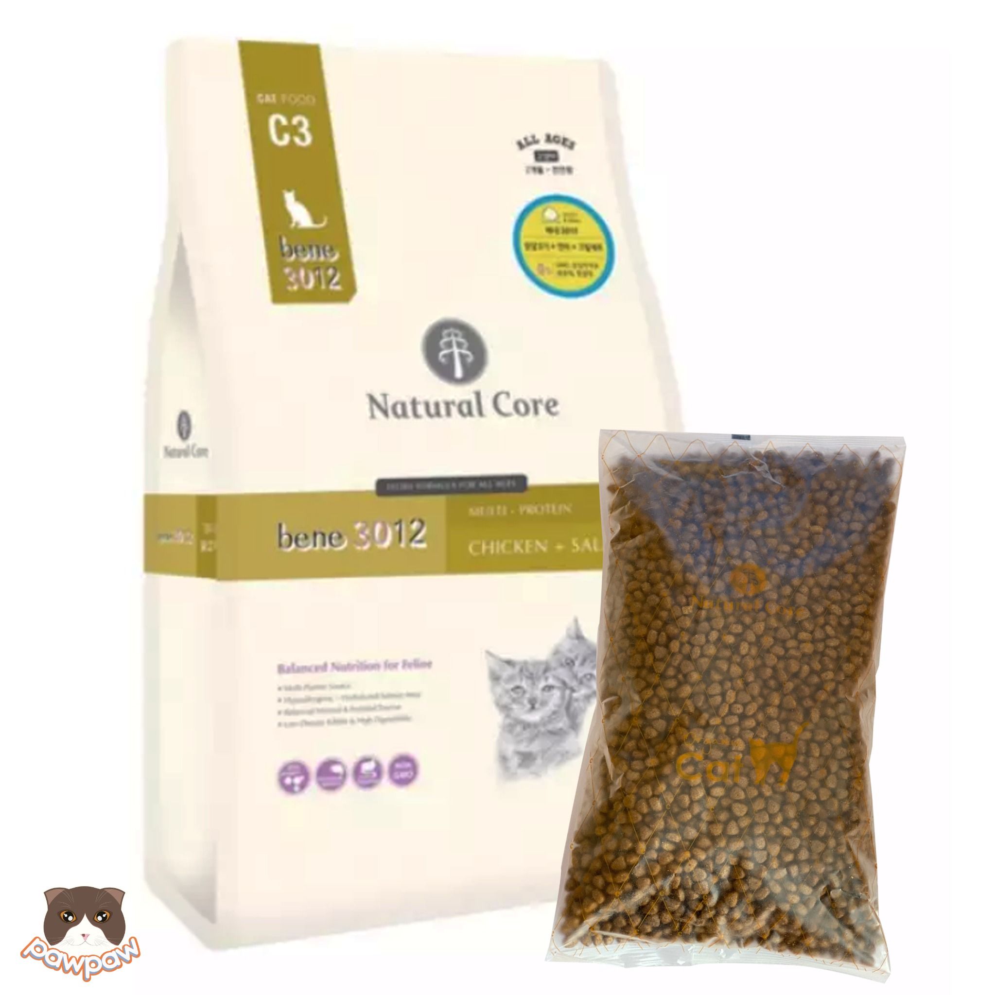 Natural core cat on sale food