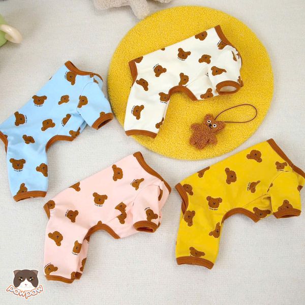  Jumpsuit gấu nâu cho chó mèo 