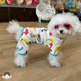  Jumpsuit hoạt hình cho chó mèo 